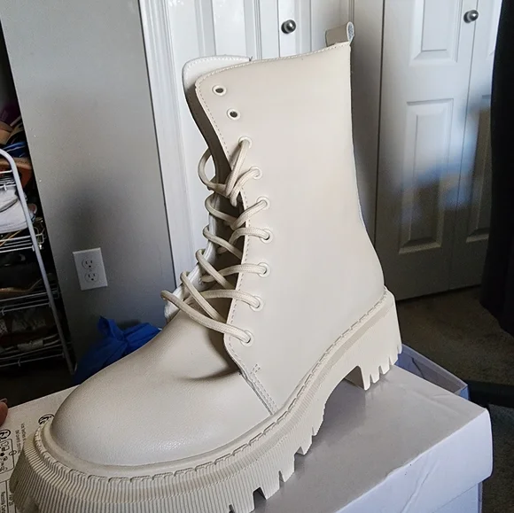 SHEIN Shoes Combat Boots Poshmark